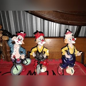 Vintage clown figures